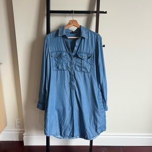 Club Monaco Denim Shirt Dress